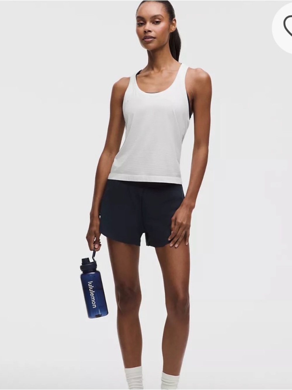 Lululemon Swiftly Tech RazorBack Tank 2.0 Race Size 14 White